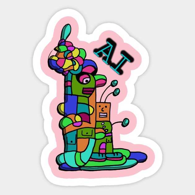 AI Sticker by IanWylie87